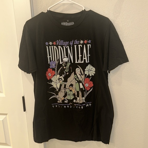 EUC Girls Naruto Kakashi Graphic Screen Tee Short Sleeve T- Shirt - Picture 2 of 8